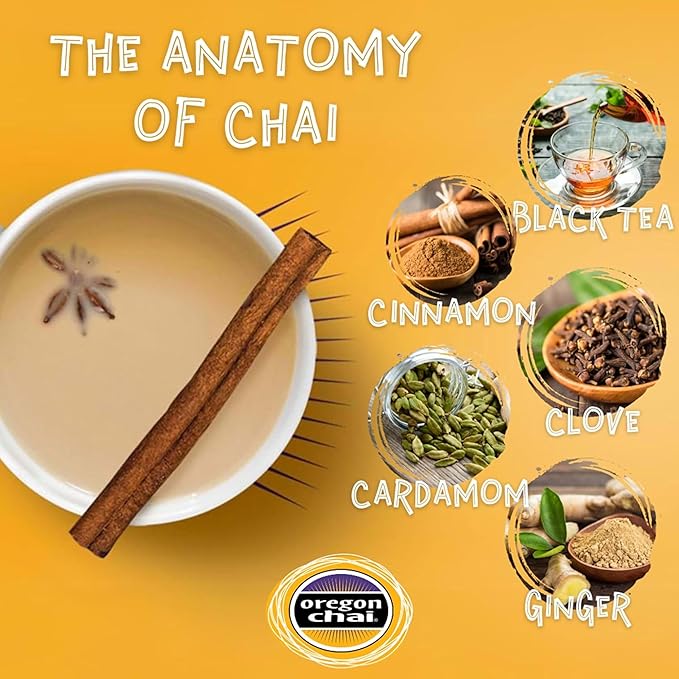 Oregon Chai Dirty Chai Concentrate, 32 Fluid Ounces (Pack of 1)