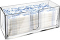 Acrylic Paper Towel Holder for Bathroom or Kitchen – Clear Countertop Dispenser for Trifold, Multifold, C-Fold Napkins, Disposable Hand Towels, Modern Napkin Tray, 10.75 x 4.125 x 5 Inch