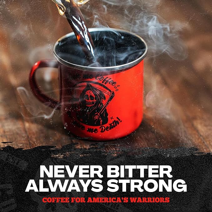 Blackout Coffee Smooth Finish Ground Coffee – Light Roast, Aromatic Smooth Taste – Freshly Roasted 12oz Bag