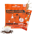 Projo* Power Coffee – Instant Coffee with 12g Hydrolyzed Bovine Collagen & 175mg Caffeine – High Protein Energy Boost Coffee for Men & Women – Pumpkin Spice Flavor – 12 Single-Serve Packets