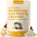 Collagen Creamer, Coconut Creamer for Coffee, 10 Mushrooms Supplement, Bovine Collagen and Ceylon Cinnamon Powder | Supports Hair, Skin & Nails, Digestive Health & Energy | 6.35 Oz
