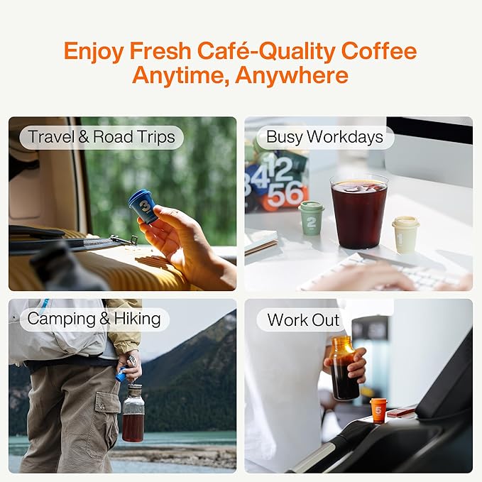 SATURNBIRD Instant Coffee Cold Brew，Coffee Packets of Medium-Dark Roast, 100% Arabica, Enjoy Hot/Cold Freeze Dried Iced Coffee, 24 Single Servings for Home, Travel, Office (NO.4)