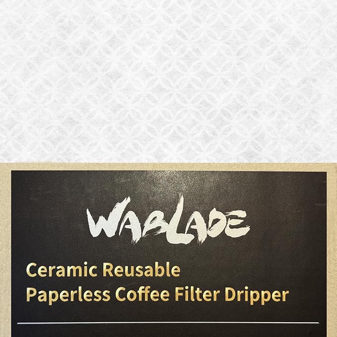 Ceramic Reusable Coffee Filter Dripper Paperless Sustinable Mt. Fuji Made in Japan (Green)