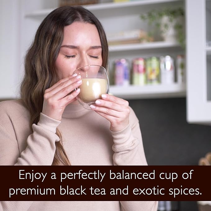 The Republic of Tea - Tablespoon Chai, Black Tea Chai Concentrate, 8 fl oz -16 Servings