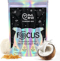 OwlRyze Mushroom Coffee Focus with Coconut Milk and 6 Adaptogenic Mushrooms, MCT Oil, Premium Instant Coffee for Better Energy, Focus, Digestion, Immunity with Lions Mane & Turkey Tail, 30 servings
