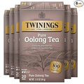 Twinings Pure Oolong Tea Individually Wrapped Bags, 20 Count (Pack of 6), Warm, Nutty Flavour & Golden Colour, Caffeinated, Enjoy Hot or Iced, 120 Teabags