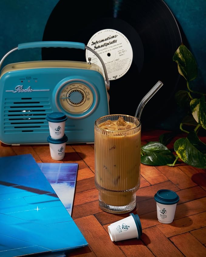 COZY INDIGO COFFEE - BEATS Cold Brew Light Medium Roast Instant Freeze Dried Specialty Coffee, 24 Capsules, 100% Arabica, Enjoy Cold or Hot, Perfect for Travel and On The Go