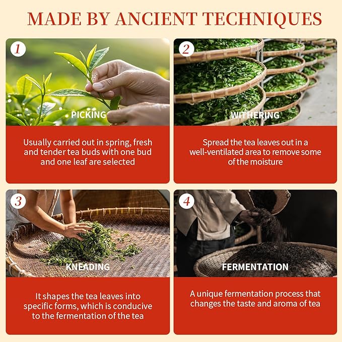 XIXICHA Jin Jun Mei Tea Premium Golden Monkey Tea Loose Leaf Black Tea Chinese Authentic Wuyi Mountain Black Tea No additives All-natural 120g/4.23oz （20 bags）金骏眉袋泡 独立包装茶叶