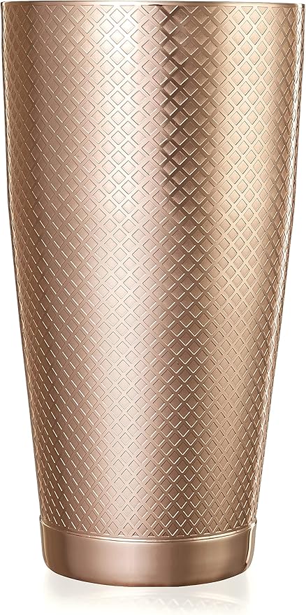 Barfly 28 oz. Diamond Lattice Shaker, Copper Plated