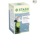 Stash Tea Organic Earl Grey Black Tea, Caffeinated, Non-GMO Project Verified, Serve Hot or Iced, 96 Tea Bags, 16 count (6 pack)