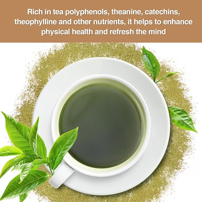 Taiping HK Oolong Matcha Tea 10 Single Serve Stick Packs For Cooking, Baking, Latte, Smoothie, Hot & Iced Drinks - Antioxidant-Rich, Helps Support Digestive Health - Unsweetened,Vegan(10 Count)