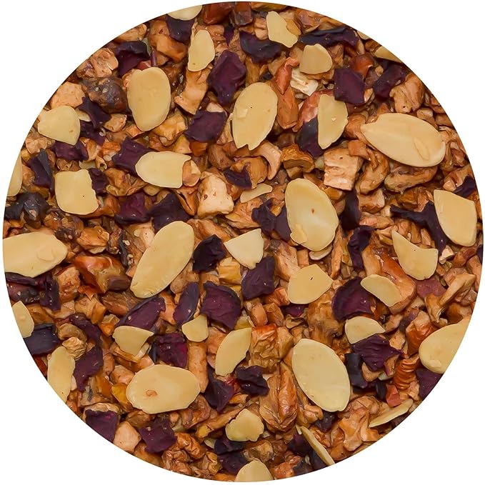 Tiesta Tea - Nutty Almond Cream, Premium Loose Leaf, Cinnamon Almond Herbal Tea Blend, Non-Caffeinated, Make Hot or Iced & Brews Up to 200 Cups, 16 Ounce Resealable Bulk Pouch