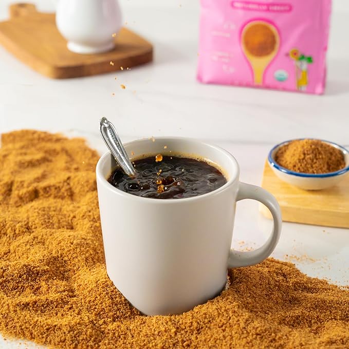 Copra Organic Coconut Sugar, Certified Organic, Natural Sweetener, Sugar Alternative, Unrefined Sugar, Low Glycemic, Vegan, Gluten-Free, Non-GMO (2.2 lbs or 35.2 oz)