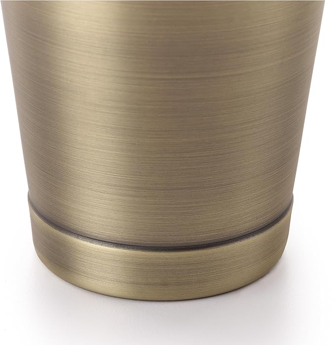 Barfly Cocktail Shaker Tin, Small 18 oz (532 ml), Antique Gold