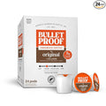 Bulletproof Coffee + Collagen Single-Serve Coffee Pods, 24 Count, Clean Coffee Tested for Toxins, Packaging May Vary