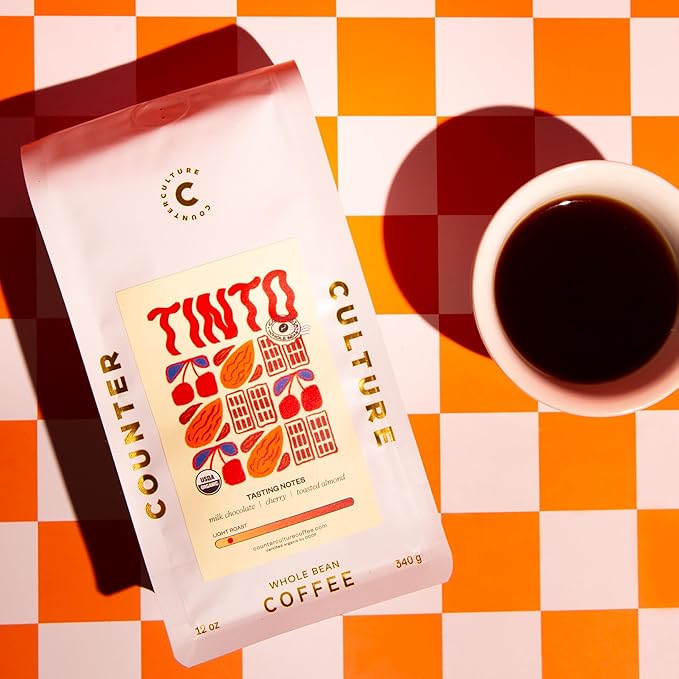 Counter Culture Coffee - Certified Organic Whole Bean Coffee (Kosher) (Tinto Double Pack)