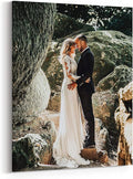 P&L ART. Personalized Custom Canvas Prints: Photo On Canvas Transform Your Photos into Stunning Framed Wall Art Digitally Printed Photo To Canvas Ideal for Home Decor Gifts Keepsakes Framed 16X24