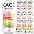 Jasmine Iced Tea with Apple Tea Drink - Refreshing Apple Juice Infused with Jasmine Tea & Honey, Crisp, Tart & Floral Blend - Perfect for Everyday, Organic Herbal Tea, and Daily Refreshment - 12-Pack of 320ml