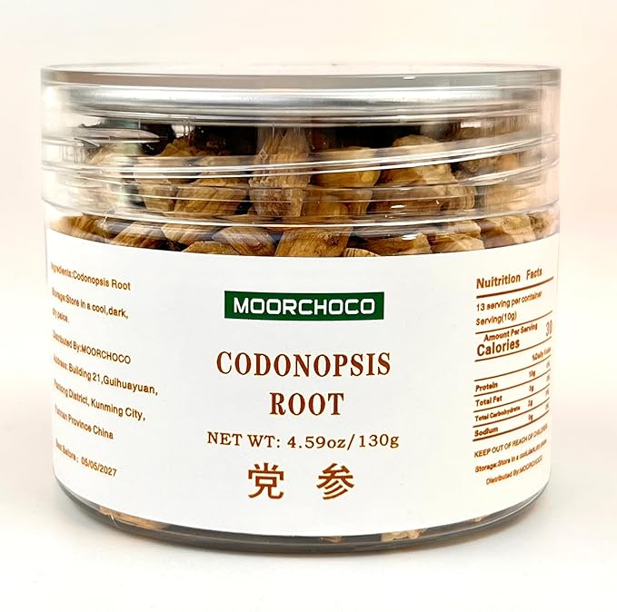 Codonopsis root-Pure and Natural Herbal Tea -Chinese herbal medicine- 党参 4.59oz/130g (Codonopsis root)