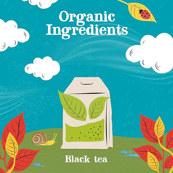 Clipper Tea Organic Fairtrade English Breakfast, Big Ben - USDA Organic, Non-GMO, Fair Trade, Sustainable Caffeinated Tea, 1 Pack, 20 Unbleached Tea Bags