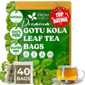 FreshDrinkUS, Premium Gotu Kola Leaf Tea – 40 Tea Bags | Pure Dried Centella Asiatica Leaves | Naturally Caffeine-Free Herbal Tea | Refreshing Aroma & Smooth Taste | Premium Herbal Infusion. Vegan
