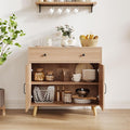 Sideboard Buffet Cabinet, Accent Cabinet with Storage, Console Coffee Bar Table with Drawer & Doors, Wood Sideboard Credenza Console Table for Living Room, Kitchen, Dining Room, Entryway