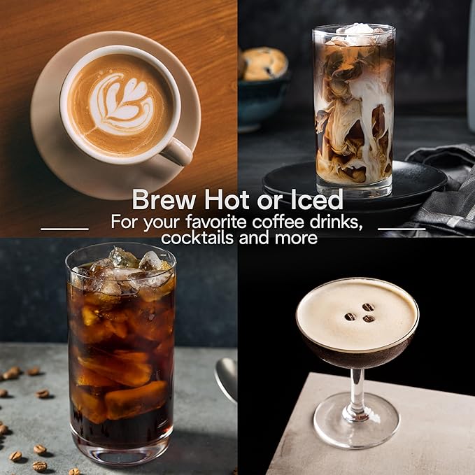 De'Longhi La Specialista Maestro Espresso Machine with Grinder, Auto & Manual Milk Frother – Bean-to-Cup Cold Brew Coffee with Cold Extraction Technology, Variable Temp & Tamping Tool, 8 Drink Presets