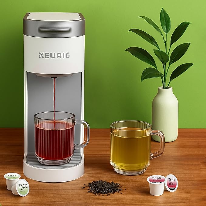 TAZO Organic Zen Green Tea K-Cups, Caffeine Free Tea with Refreshing Lemongrass & Spearmint, 22 Pods