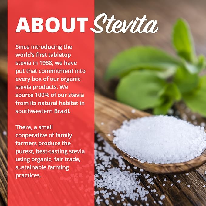 Stevita Stevia with Xylitol Supreme - 50 Packets - All-Natural Sweetener, No Calories - Non-GMO, Vegan, Kosher, Keto, Paleo, Gluten Free, Erythritol-free - 50 Servings