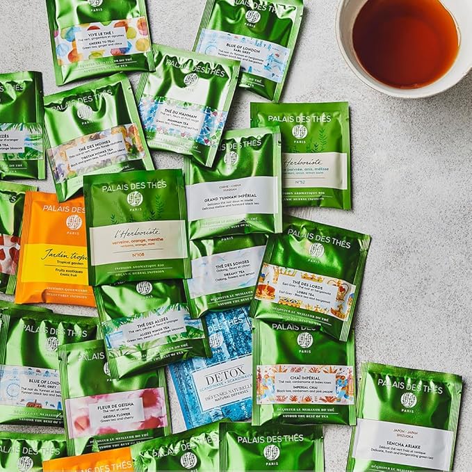 Palais des Thés - Darjeeling Margaret's Hope - Indian Black Tea - Premium Tea Bags, Serves 20 Cups