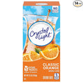 Crystal Light Classic Orange Naturally Flavored Powdered Drink Mix with Caffeine, 5 ct Pitcher Packets