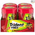 Trident Vibes SOUR PATCH KIDS Redberry Sugar-Free Chewing Gum, 4-40 Piece Bottles (160 Total Pieces)