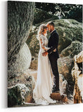 P&L ART. Personalized Custom Canvas Prints: Photo On Canvas Transform Your Photos into Stunning Framed Wall Art Digitally Printed Photo To Canvas Ideal for Home Decor Gifts Keepsakes Framed 24X36