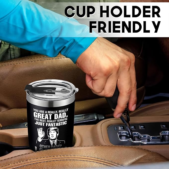 Christmas Gifts for Dad, Men - Gifts for Dad from Daughter, Son - Dads Birthday Gift Ideas, Happy Birthday gifts for Dads, Fathers - Best Dad Ever Gift, Present for dads - 20 Oz dad Tumbler