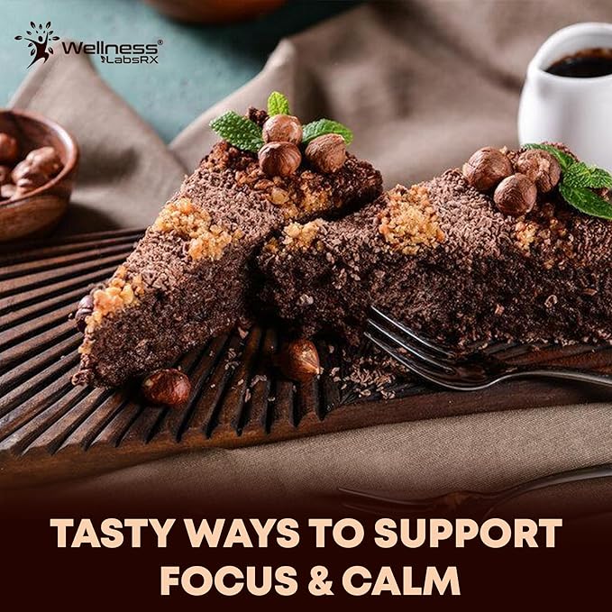 Mushroom Hazelnut Powder with Reishi 10:1 Extract, Hot Cocoa Powder Caffeine-Free Mushroom Coffee Alternative - Adaptogenic Superfood Drink for Focus, Relaxation, and Mood Support - 30 Servings
