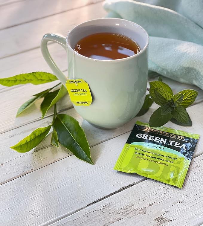 Bigelow Tea Green Tea with Mint, Caffeinated, 120 Count