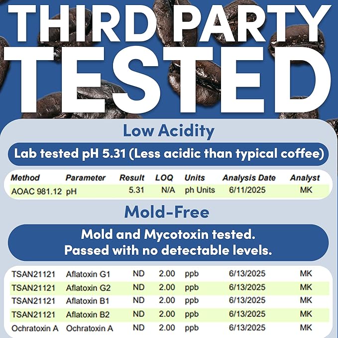 Sarasota Coffee Whole Bean Espresso | Dark Roast Gourmet Coffee Beans | Low Acid, Mold Free, Specialty Grade Bulk Beans | 5lb (80 oz)