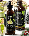 Enzo Liquid Stevia Drops Our Zero Calories Sweetener (4oz - 800 Servings/Bottle) - Pistachio - All Natural flavoring with No Artificial Additives & Filler Ingredient
