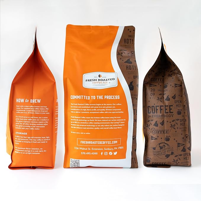 Fresh Roasted Coffee, Sangallo Italian Craft Artisan Blend, 5 lb (80 oz), Medium Roast, Kosher, Ground