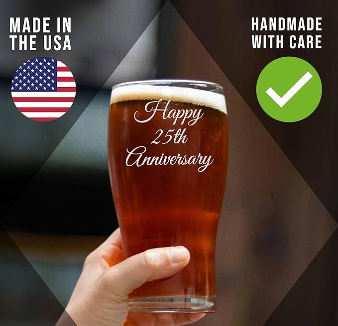 Personalized Fathers Day Etched 20oz Pub Pint Glass – Beer Gifts for men, Custom Dad Engraved Drinking Glasses, Customized Father Retirement, Birthday for Him, Groomsmen, Wedding, Your Text Here