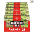 Yorkshire Tea, Red, Black Tea, Pillow Tea Bags, 40 Count (Pack of 5), Refreshing, Satisfying, and Strong, Classic British Breakfast Blend, Caffeinated, Enjoy Hot or Iced, 200 Teabags Total
