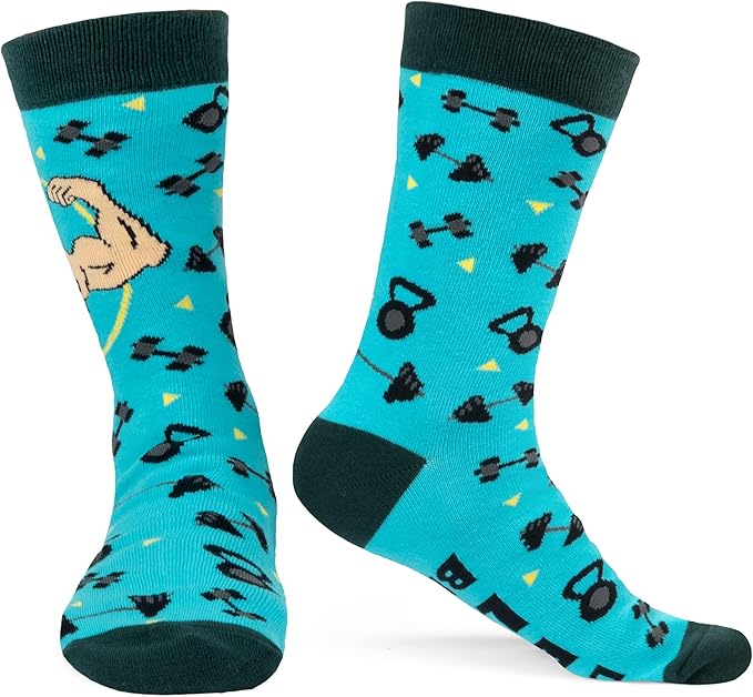 Lavley Funny Socks for Sports Fans and Players - Cool Novelty Gifts for Men, Women, & Teens