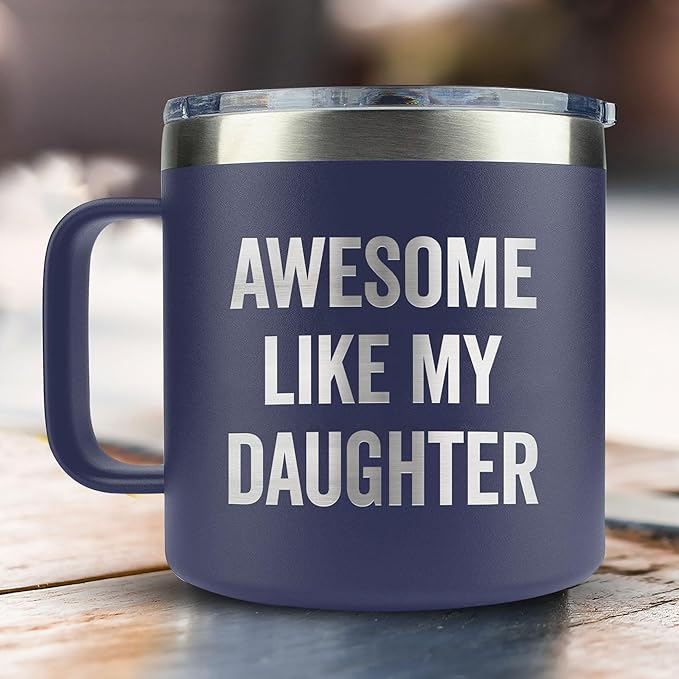Christmas Gifts for Dad, Men - Gifts for Dad from Daughter, Son - Dads Birthday Gift Ideas, Happy Birthday gifts for Dads, Fathers - Best Dad Ever Gift, Present for dads - 14 Oz dad Mug