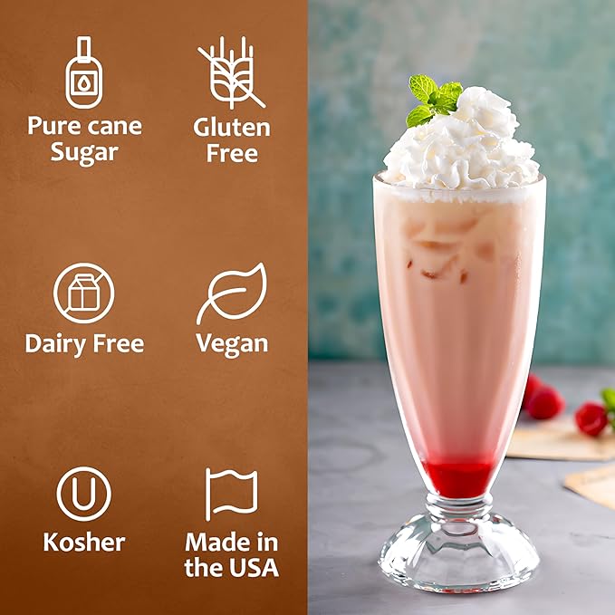Syruvia Coffee Syrup, Yogurt Bowl Flavored Syrup for Drinks, Lattes and Desserts – 25.4 fl oz