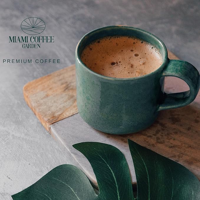 Miami Coffee Garden Breeze Brew, Brazilian Premium Coffee, Rich and Balanced, 100% Arabica Beans, Low Acid, Finest Regions in Brazil, Whole Coffee Beans, 2 Lb Bag