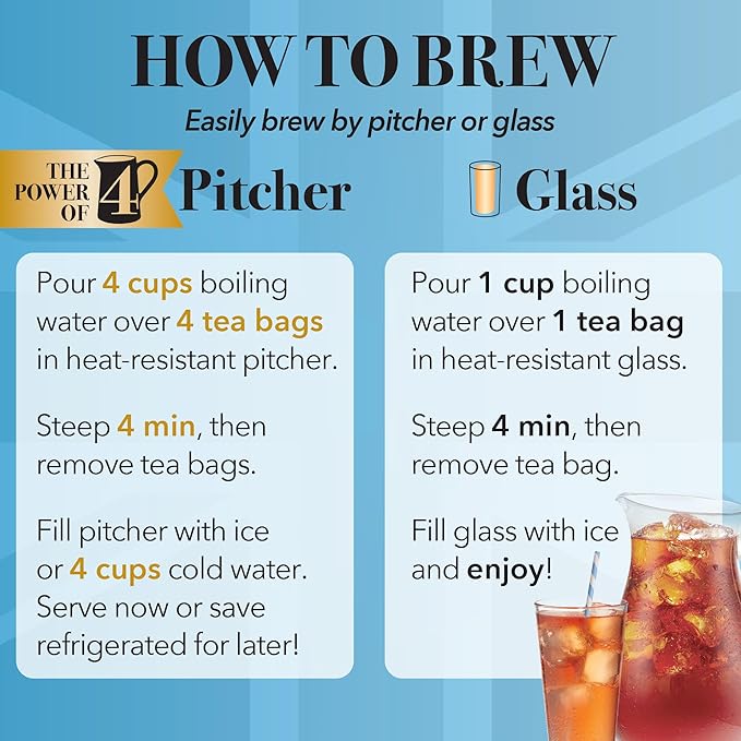 Twinings NEW Lemon Black Iced Tea, 72 Deliciously Unsweetened Tea Bags, Makes 18 Pitchers or 144 Servings, Caffeinated, 72 Count (Pack of 2)