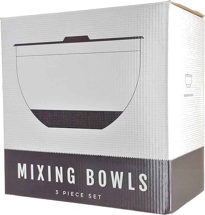 Stainless Steel Mixing Bowls with Lids and Non Slip Bases (Set of 3, Pink)