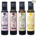 Balsamic Vinegar Combo Gift Set 4 Pack (100ml Each): Blackberry, Fig, Pear, White Lemon