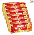 Luzianne Unsweetened Half-Caff Iced Tea Bags, Family Size, 18ct Box (Pack of 6)