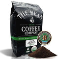 The Bean Organic Coffee Company Water Processed DECAF Le Bean, Dark French Roast, Ground Coffee, 5-Pound Bag, Café Molido Tostado Orgánico descafeinado